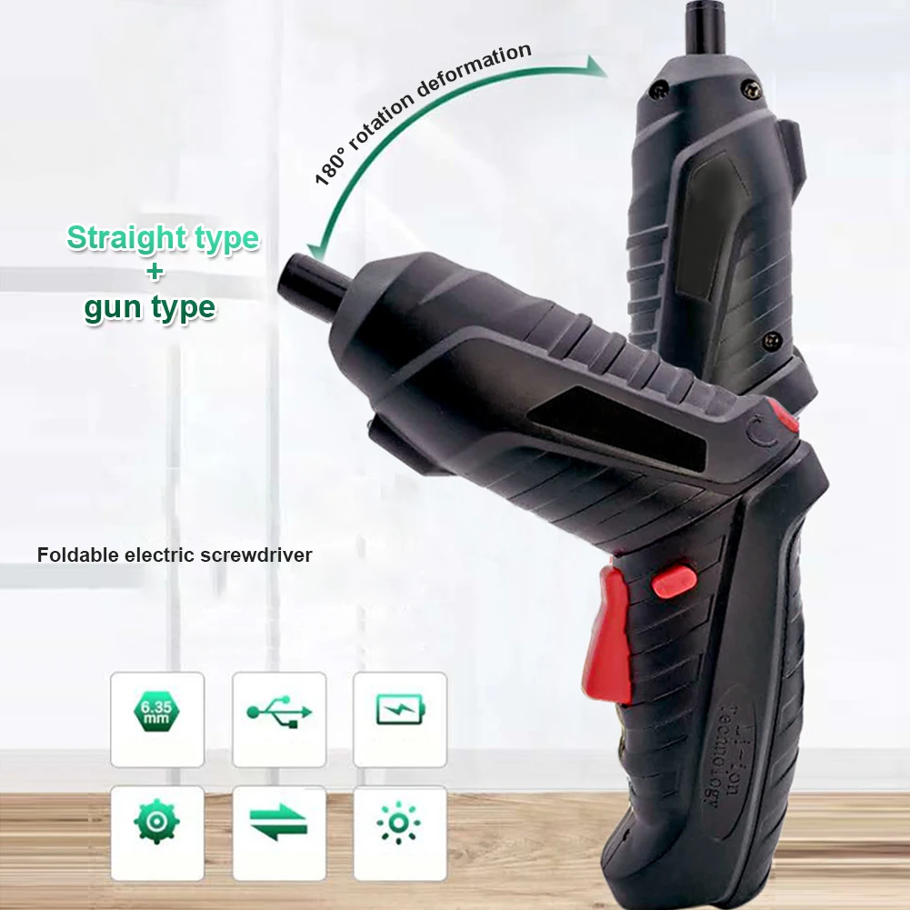 Electric Screwdriver with Light 3.6V Portable Cordless Screwdriver Rechargeable Power Tools with Bits Home Tool Accessories
Electric Screwdriver with Light 3.6V Portable Cordless Screwdriver Rechargeable Power Tools with Bits Home Tool Accessories