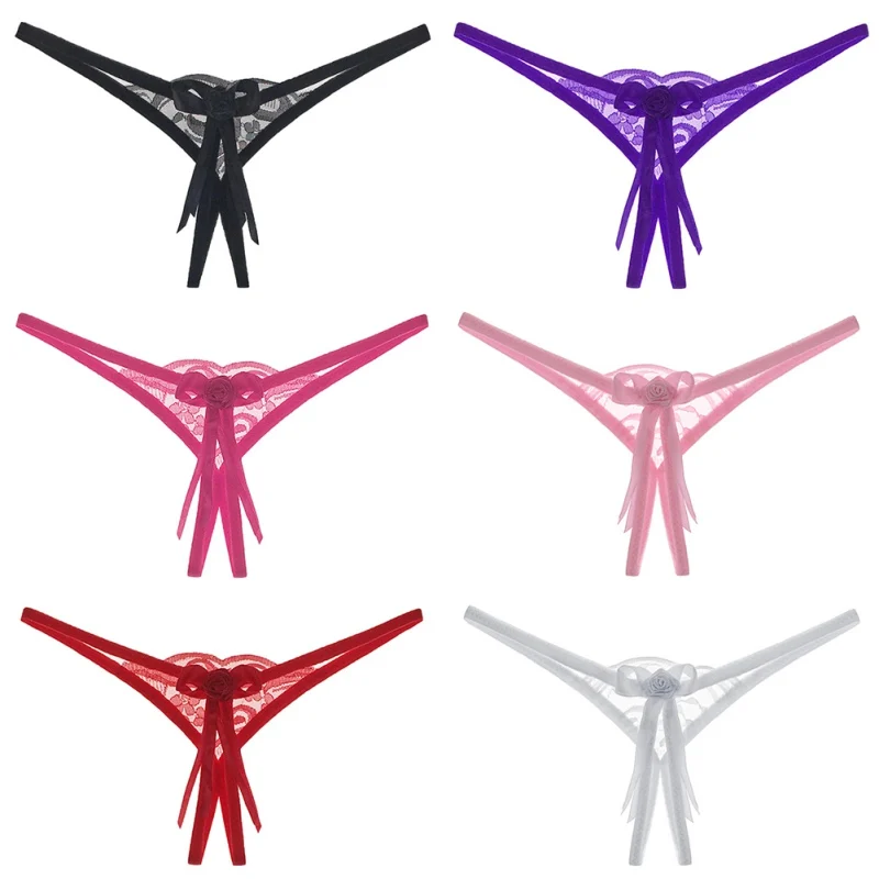 Liva girl Women Panties Sexy Low Waist G-StringWomen Fashion New Sexy Temptation Lace Panties Bow Hollow Thong Solid One Size
Liva girl Women Panties Sexy Low Waist G-StringWomen Fashion New Sexy Temptation Lace Panties Bow Hollow Thong Solid One Size