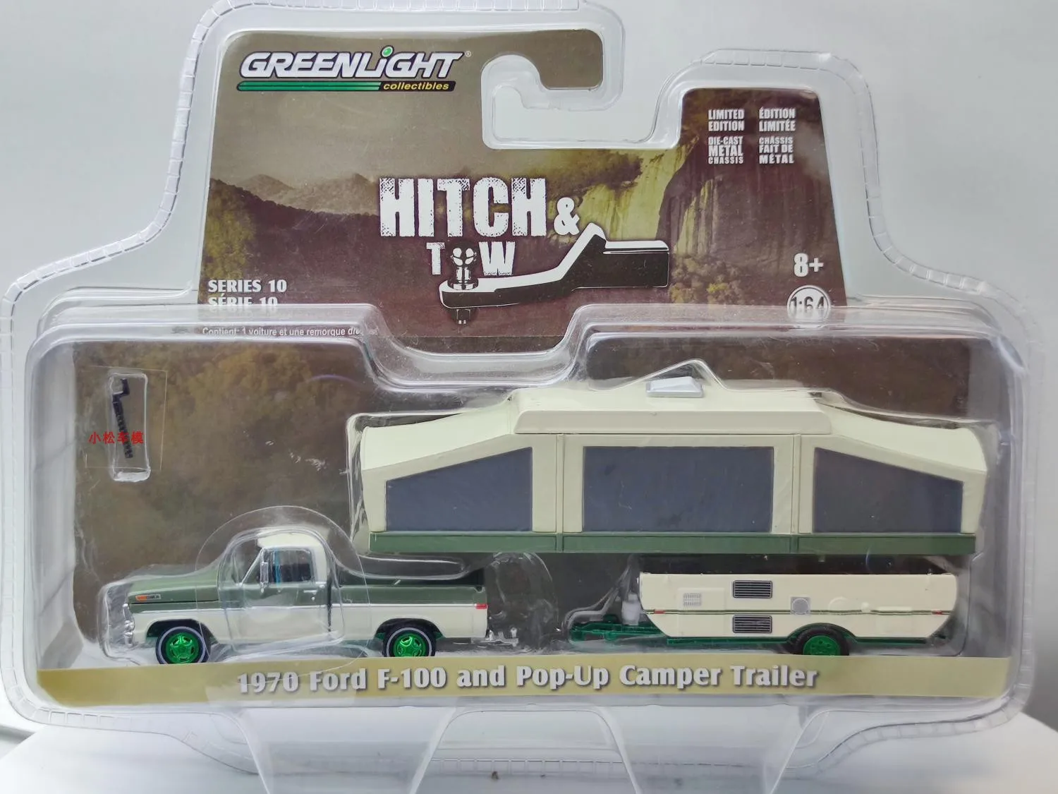 1:64 GREENLIGHT 1970 Ford F-100 with Pop-Up CAMPER TRAILER collection of die-cast alloy car model ornaments
1:64 GREENLIGHT 1970 Ford F-100 with Pop-Up CAMPER TRAILER collection of die-cast alloy car model ornaments