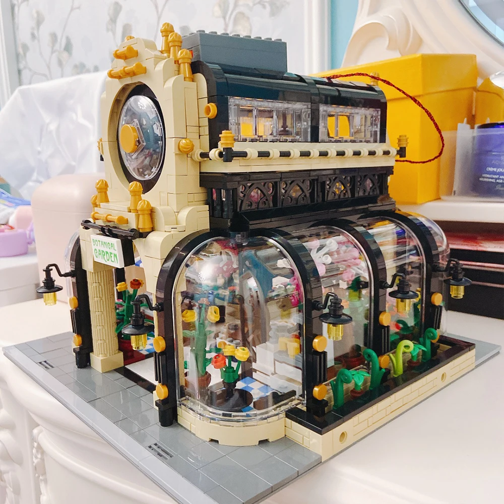 Creator Expert 2147Pcs City Street View Botanical Garden MOC Model Modular building Block Market Street Grocery Detective Agency
Creator Expert 2147Pcs City Street View Botanical Garden MOC Model Modular building Block Market Street Grocery Detective Agency