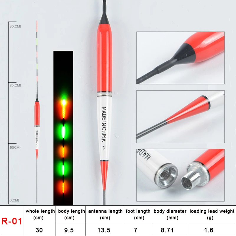 Shallow Water Carp&Crucian Night Light Luminous Floats Balsa Wood Flotteur Peche Carp Stopper Bobbers Fishing Accessories Tools
Shallow Water Carp&Crucian Night Light Luminous Floats Balsa Wood Flotteur Peche Carp Stopper Bobbers Fishing Accessories Tools