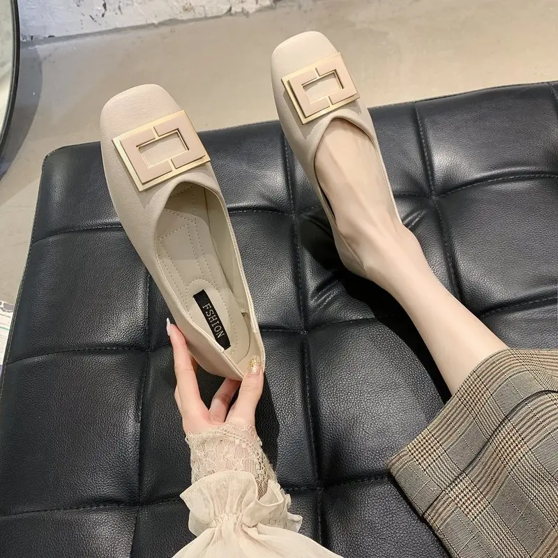 Flat Black Shoes For Women Shallow Mouth Modis All-Match Casual Female Sneakers Ladies' Footwear Square Toe New Summer 2021 Mocc
Flat Black Shoes For Women Shallow Mouth Modis All-Match Casual Female Sneakers Ladies' Footwear Square Toe New Summer 2021 Mocc