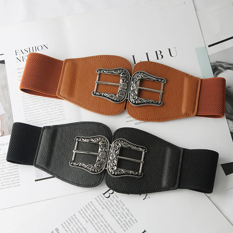Elegant Elastic Corset Belt,Vintage Wide Belts for Women Easy Stretch Female Big Cummerbunds Dress Coat Waistband Accessories
Elegant Elastic Corset Belt,Vintage Wide Belts for Women Easy Stretch Female Big Cummerbunds Dress Coat Waistband Accessories