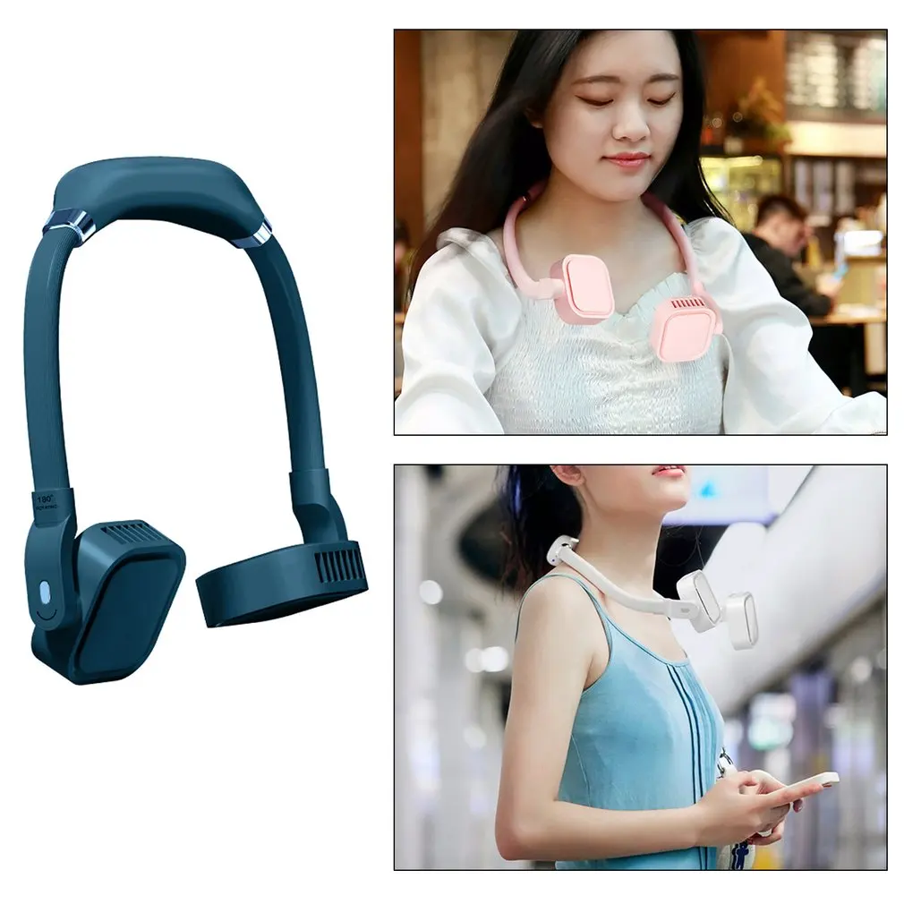 Portable Neck Fan Hands Free Bladeless Fan 4000mAh USB Rechargeable Wearable Personal Leafless Fan Handheld Cooling Mini Fan
Portable Neck Fan Hands Free Bladeless Fan 4000mAh USB Rechargeable Wearable Personal Leafless Fan Handheld Cooling Mini Fan