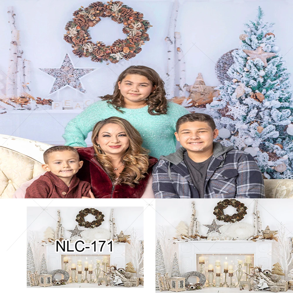 Christmas Photography Background Xmas Tree Fireplace Candle Wreath Gift White Wall Indoor Children Portrait Photography Backdrop
Christmas Photography Background Xmas Tree Fireplace Candle Wreath Gift White Wall Indoor Children Portrait Photography Backdrop
