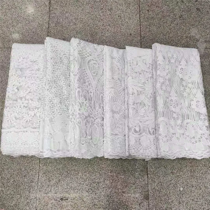 Pure white French Embroidery Guipure Cord Lace Fabric High Quality French Cord Lace Fabric African Lace Fabric For Wedding Party
Pure white French Embroidery Guipure Cord Lace Fabric High Quality French Cord Lace Fabric African Lace Fabric For Wedding Party