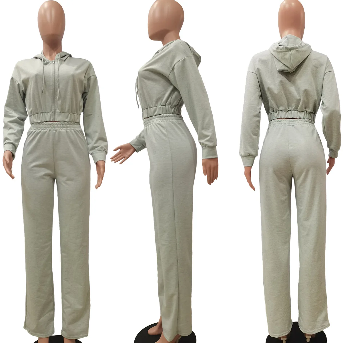 2021 New Arrivals Women Casual Sets Hooded Collar Long Sleeve Sweatshirt + High Waist Loose Sports Pants Tracksuits Outfits
2021 New Arrivals Women Casual Sets Hooded Collar Long Sleeve Sweatshirt + High Waist Loose Sports Pants Tracksuits Outfits