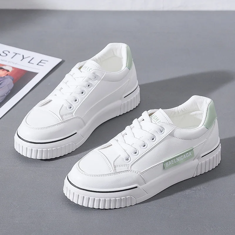 Spring women's shoes green round head breathable flat heel casual low top daddy shoes
Spring women's shoes green round head breathable flat heel casual low top daddy shoes
