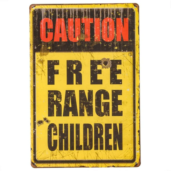 Metal Tin Sign Caution Free Range Children Iron Poster Coffee Bar Decoration Home Decor
Metal Tin Sign Caution Free Range Children Iron Poster Coffee Bar Decoration Home Decor
