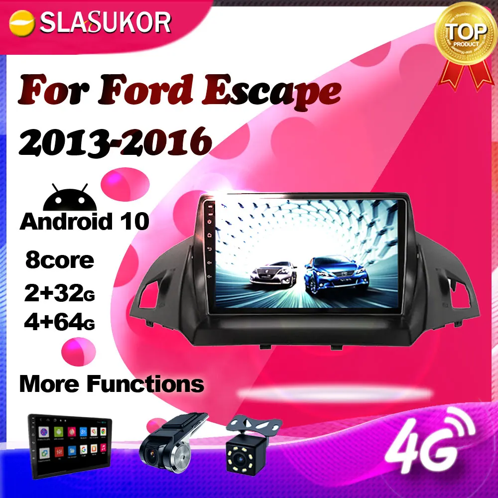 4+64G Android DSP For Ford Kuga Escape 2013 2014 2015 2016 Car Radio Multimedia Video Player Navigation GPS 2 din WIFI HiFi
4+64G Android DSP For Ford Kuga Escape 2013 2014 2015 2016 Car Radio Multimedia Video Player Navigation GPS 2 din WIFI HiFi