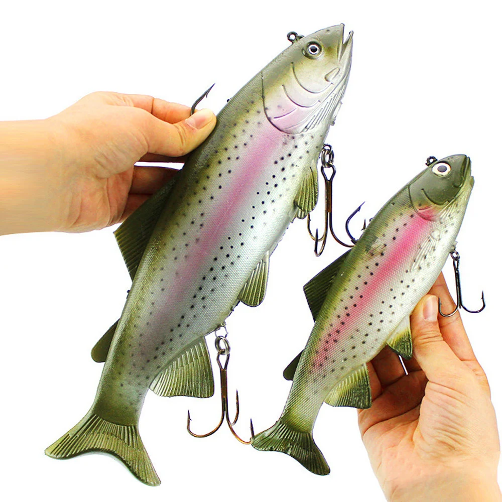 135g/400g Sea Fishing Lure Big Size Simulate Fish Soft Fishing Lures Artificial Baits Saltwater Peche Swimbait Crank Bait Pesca 
135g/400g Sea Fishing Lure Big Size Simulate Fish Soft Fishing Lures Artificial Baits Saltwater Peche Swimbait Crank Bait Pesca