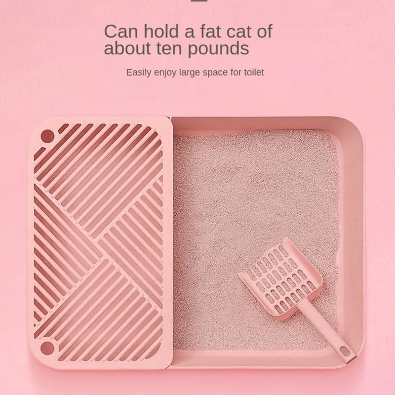 Fully Closed Cat Litter Box With Anti-spatter, Large Cat Toilet, Deodorant Cat Feces, Cat Supplies 
Fully Closed Cat Litter Box With Anti-spatter, Large Cat Toilet, Deodorant Cat Feces, Cat Supplies