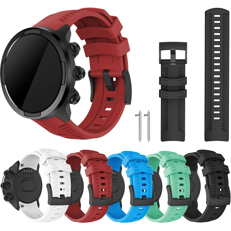 Silicone sport Watchband Strap for Suunto Spartan Sport/Sport wrist HR /for Suunto 9 9 Baro Watch Replacement Sport Bracelet
Silicone sport Watchband Strap for Suunto Spartan Sport/Sport wrist HR /for Suunto 9 9 Baro Watch Replacement Sport Bracelet