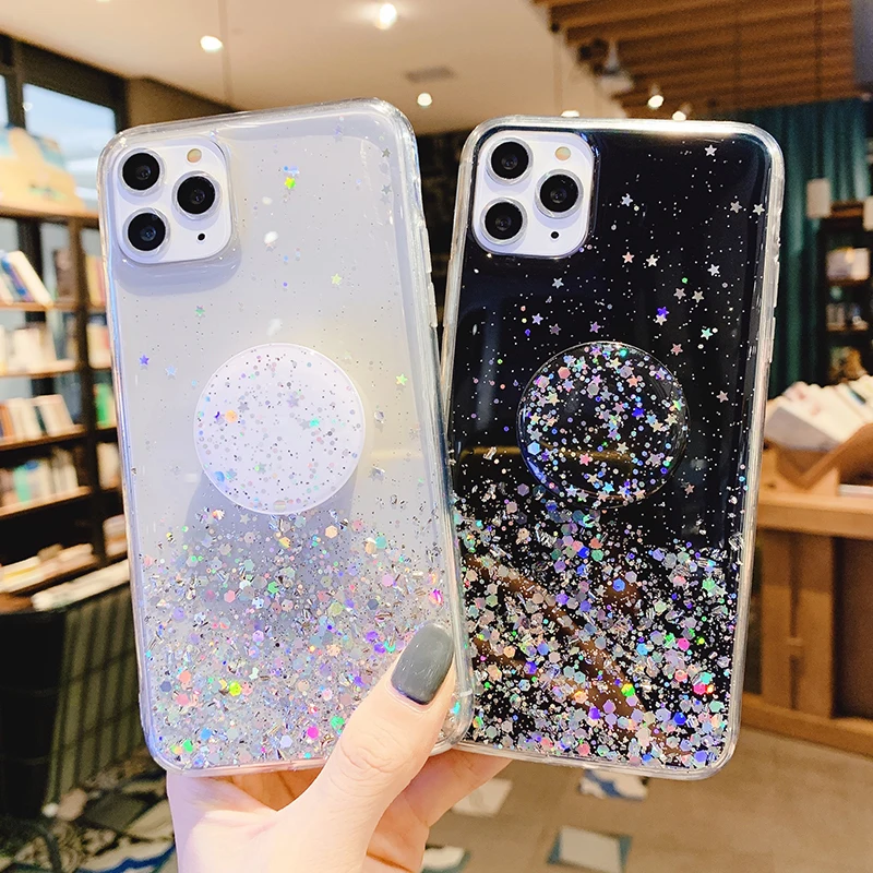 Bling Glitter Zachte Telefoon Case Voor Iphone 11 ProMax Slim Met Houder Stand achterkant Iphone 12 Pro Max 12 Mini Case
Bling Glitter Zachte Telefoon Case Voor Iphone 11 ProMax Slim Met Houder Stand achterkant Iphone 12 Pro Max 12 Mini Case