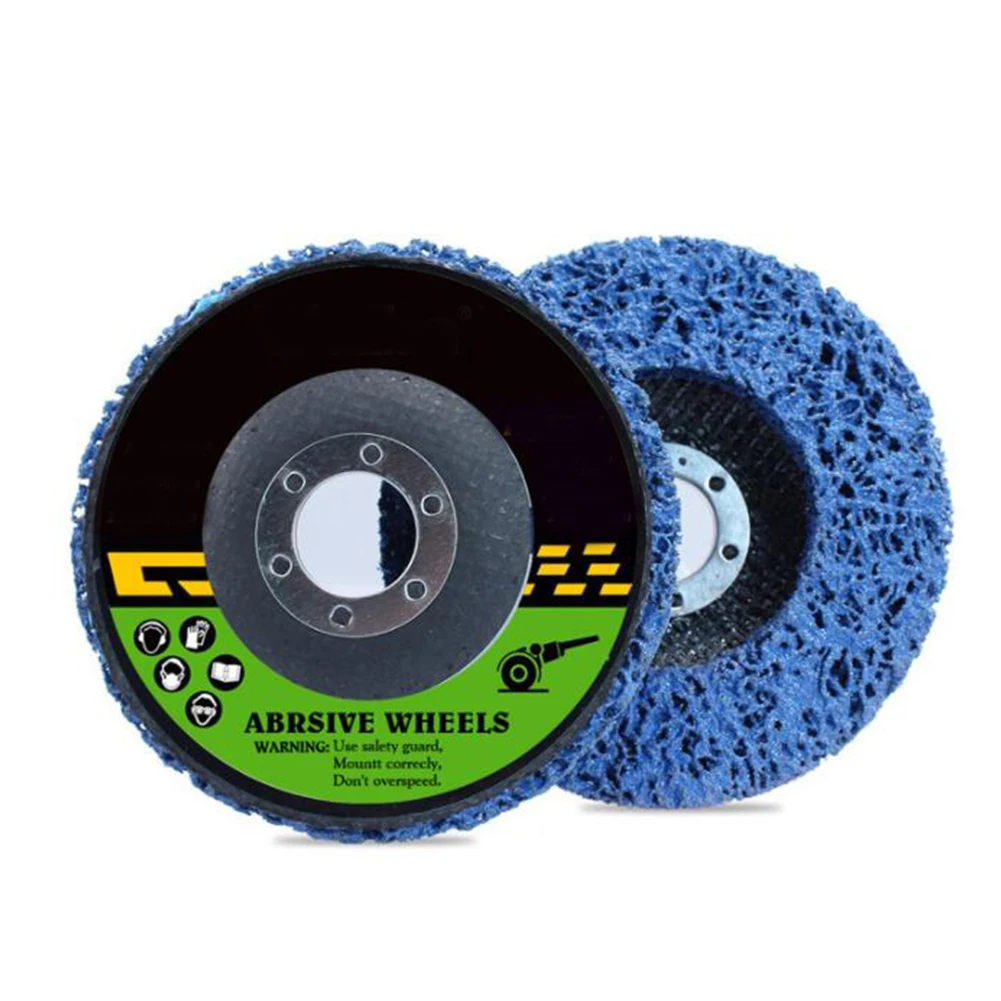 115mm Poly Strip Disc Abrasive Wheel Paint Rust Remover Clean Grinding Wheels for Motorcycles Durable Angle Grinder Car 1 Pcs
115mm Poly Strip Disc Abrasive Wheel Paint Rust Remover Clean Grinding Wheels for Motorcycles Durable Angle Grinder Car 1 Pcs