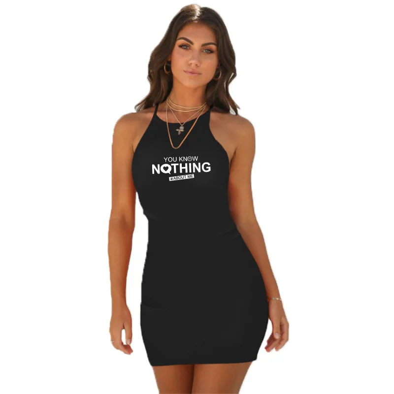 Woman Dress 2020 New Sexy Letter Print White Mini Night Club Dresses Women Casual Vestidos Sling Pack Hip Evening Party Bodycon
Woman Dress 2020 New Sexy Letter Print White Mini Night Club Dresses Women Casual Vestidos Sling Pack Hip Evening Party Bodycon