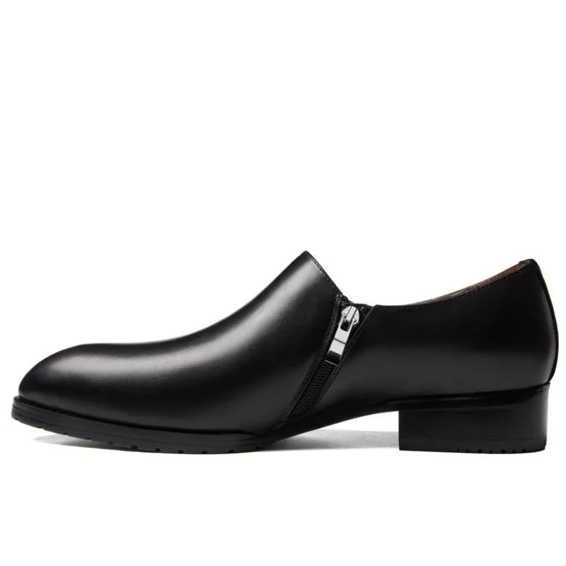 Simple Business Formal Leather Men Shoes Daily Office Work Cowhide Shoes British Mens Casual Fashion Pointed Toe Zip Shoes 36-44
Simple Business Formal Leather Men Shoes Daily Office Work Cowhide Shoes British Mens Casual Fashion Pointed Toe Zip Shoes 36-44