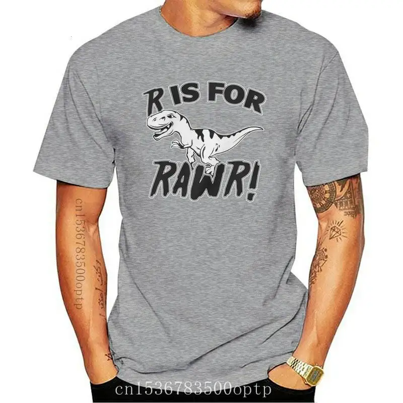 

New R Is For Rawr Kids Youth T-Shirt Tee Dinosaur Funny Saying Cute Roar Dino Rex