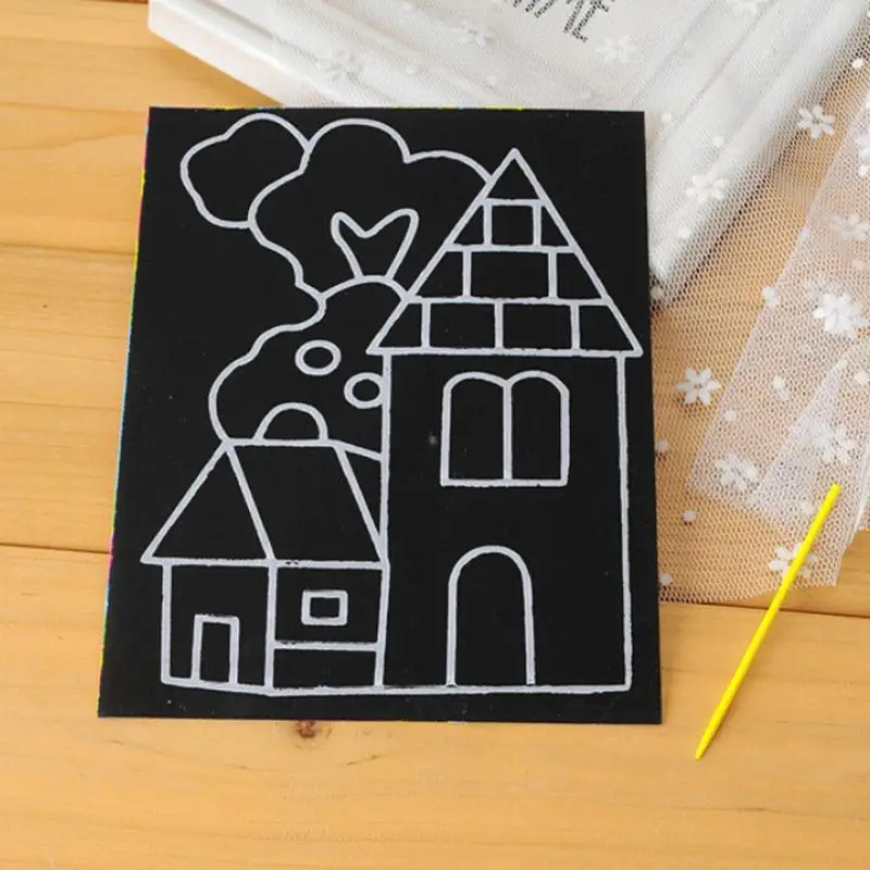 2Pcs Colorful Scratch Drawing Paper Sand Painting Puzzle For Children Drawing Toys Building Learning Education Classic Toys
2Pcs Colorful Scratch Drawing Paper Sand Painting Puzzle For Children Drawing Toys Building Learning Education Classic Toys