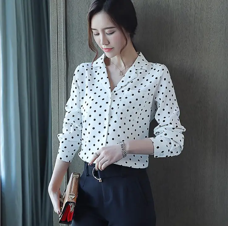 Ladies' autumn shirt Design women's top Contracted joker Long sleeve dress SBA1416-SBA1430 
Ladies' autumn shirt Design women's top Contracted joker Long sleeve dress SBA1416-SBA1430