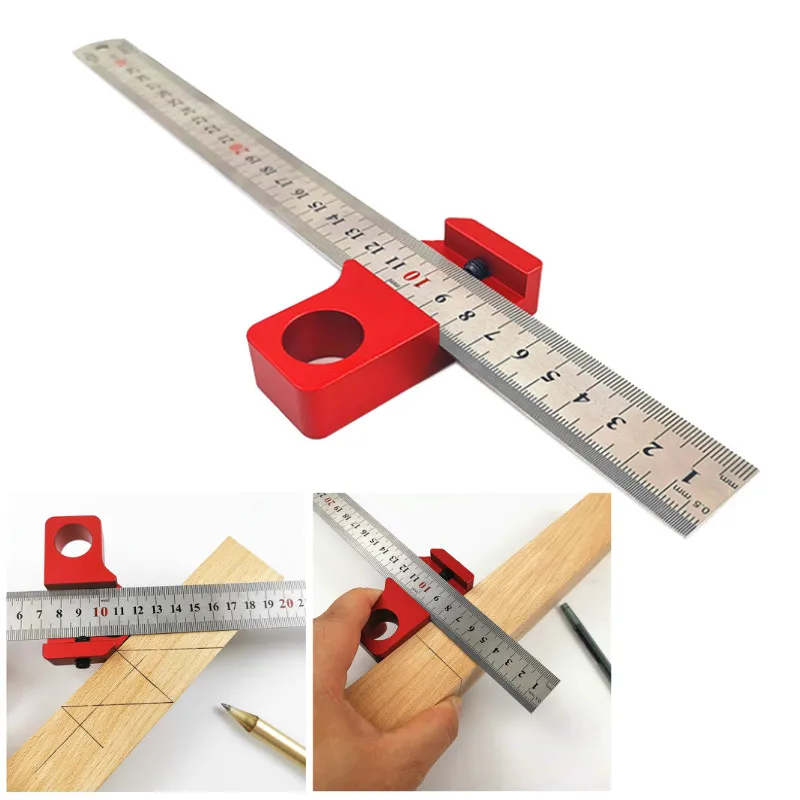 45 Degree Angle Scribe Carpenter Gauge Universal Steel Ruler Locator Steel Ruler Adjustable Fixed Block Woodworking DIY Tool
45 Degree Angle Scribe Carpenter Gauge Universal Steel Ruler Locator Steel Ruler Adjustable Fixed Block Woodworking DIY Tool