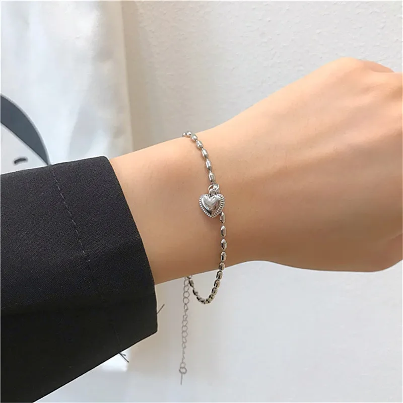 Bohemia Metal Heart-shaped Rice Bead Bracelet For Women Jewelry Vintage Hiphop Rock Minimalist Style Bracelets Accessories
Bohemia Metal Heart-shaped Rice Bead Bracelet For Women Jewelry Vintage Hiphop Rock Minimalist Style Bracelets Accessories