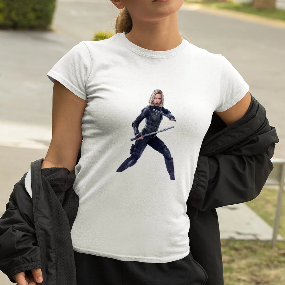 Disney Graphic T Shirts Black Widow Printed Summer Top Ropa Tumblr Mujer 90s Clothing Short Sleeve Streetwear White 2021 Marvel
Disney Graphic T Shirts Black Widow Printed Summer Top Ropa Tumblr Mujer 90s Clothing Short Sleeve Streetwear White 2021 Marvel