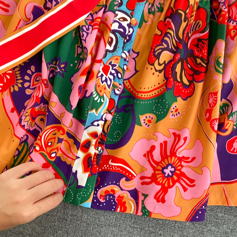 ZCWXM 2021 Fashion Women Runway Dress Paisley Floral Print Elegant Vintage Long Sleeve Midi Shirt Dress With Belt Clothing
ZCWXM 2021 Fashion Women Runway Dress Paisley Floral Print Elegant Vintage Long Sleeve Midi Shirt Dress With Belt Clothing