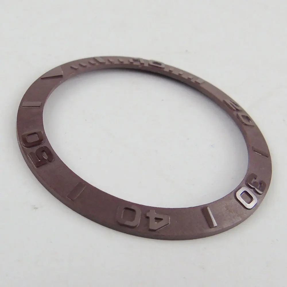 Replacement brown carving Brushed Bezel Insert fit for 40MM SUB GMT Watch SKX007 7002 Ceramic
Replacement brown carving Brushed Bezel Insert fit for 40MM SUB GMT Watch SKX007 7002 Ceramic