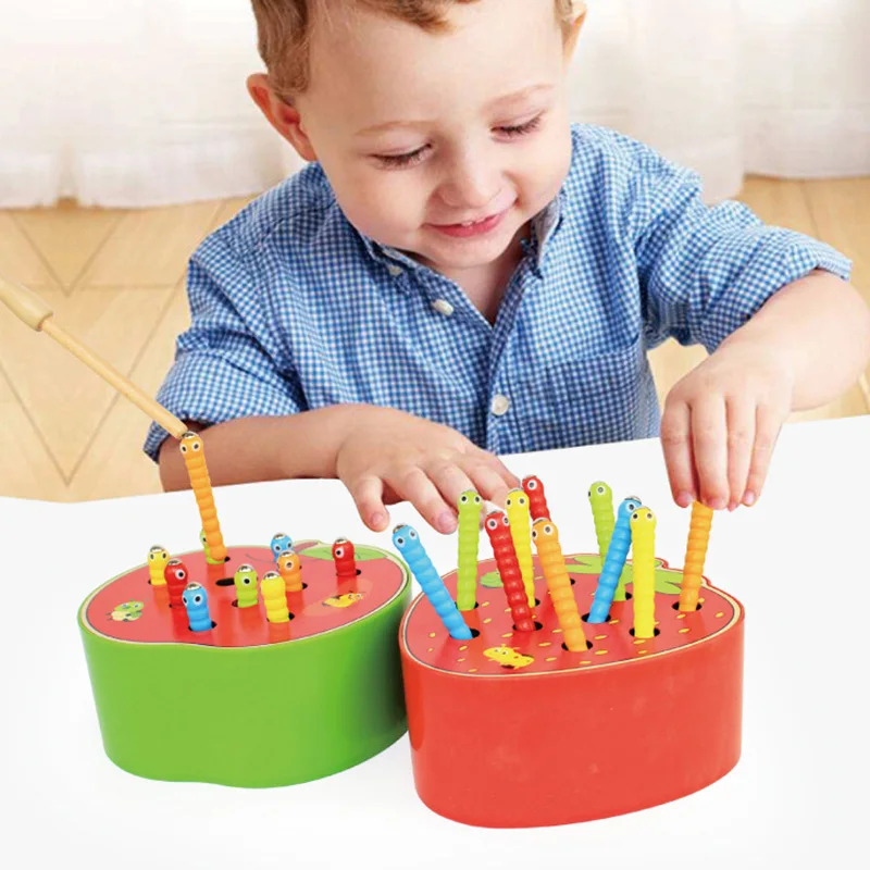 Creative Wood Catch Worms Game Magnetic Wooden Toys Kids Early Educational For Children Baby Learning Blocks baby gift
Creative Wood Catch Worms Game Magnetic Wooden Toys Kids Early Educational For Children Baby Learning Blocks baby gift