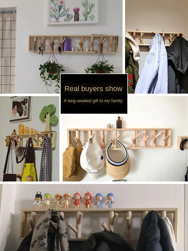 Cute shape handmade wooden key holder wall living room owl branch creative clothes hook bearing strong hanger
Cute shape handmade wooden key holder wall living room owl branch creative clothes hook bearing strong hanger