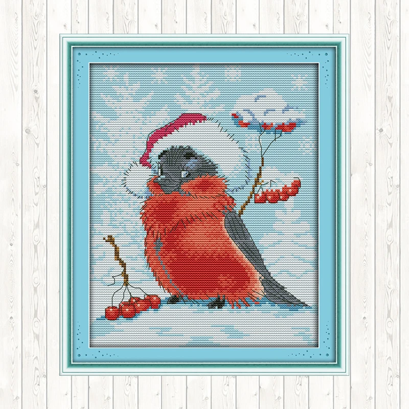 Christmas Bird Painting Cross Stitch Embroidery Set 11ct DMC Count Printed on Canvas 14ct DIY Handwork for Needlework Home Decor
Christmas Bird Painting Cross Stitch Embroidery Set 11ct DMC Count Printed on Canvas 14ct DIY Handwork for Needlework Home Decor