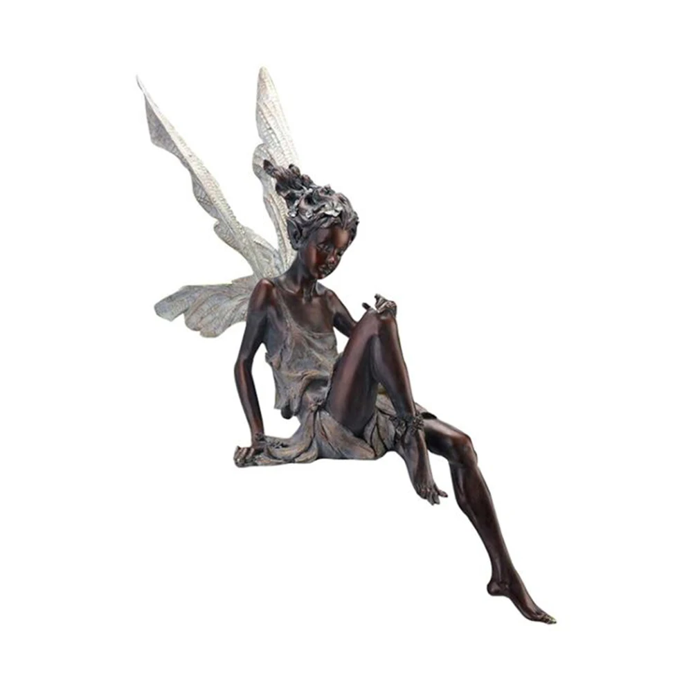 Tudor And Turek Sitting Fairy Statue Garden Ornament Resin Landscaping Yard Decoration Home Garden Decoration Outdoor
Tudor And Turek Sitting Fairy Statue Garden Ornament Resin Landscaping Yard Decoration Home Garden Decoration Outdoor