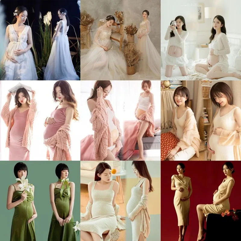 Pregnancy Photo Shooting Dress White Party and Wedding Lace V-Neck Dress Sexy Princess Maternity Clothes
Pregnancy Photo Shooting Dress White Party and Wedding Lace V-Neck Dress Sexy Princess Maternity Clothes 