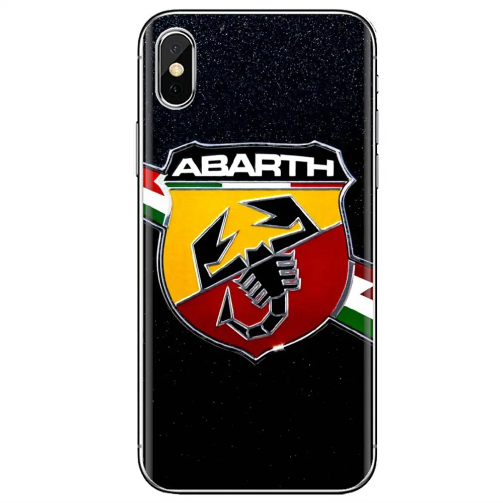 Силиконовый чехол для телефона спортивного автомобиля с логотипом ABARTH Samsung Galaxy S6