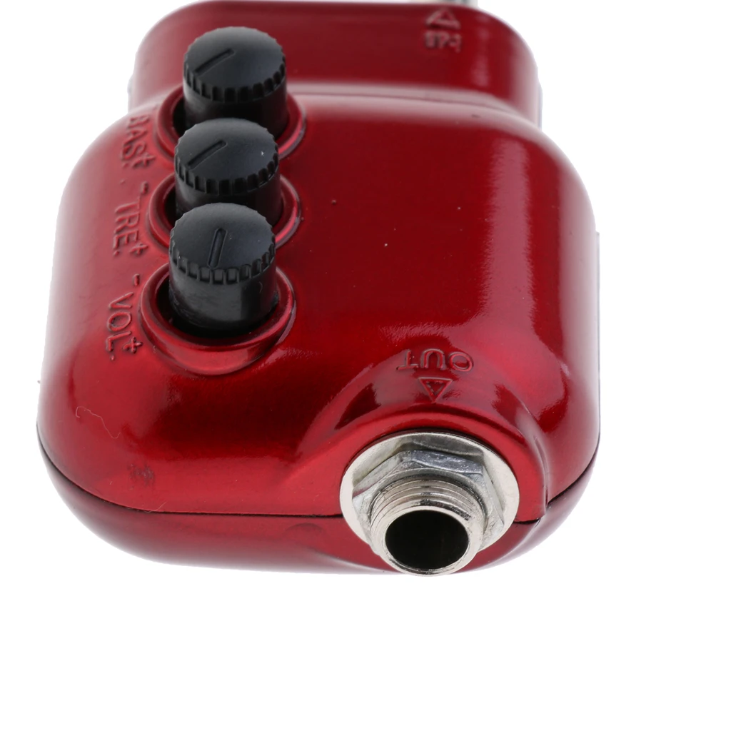 Durable Mini EQ Pre Amplifier DI Red For Guitars Stereo Accessory
Durable Mini EQ Pre Amplifier DI Red For Guitars Stereo Accessory
