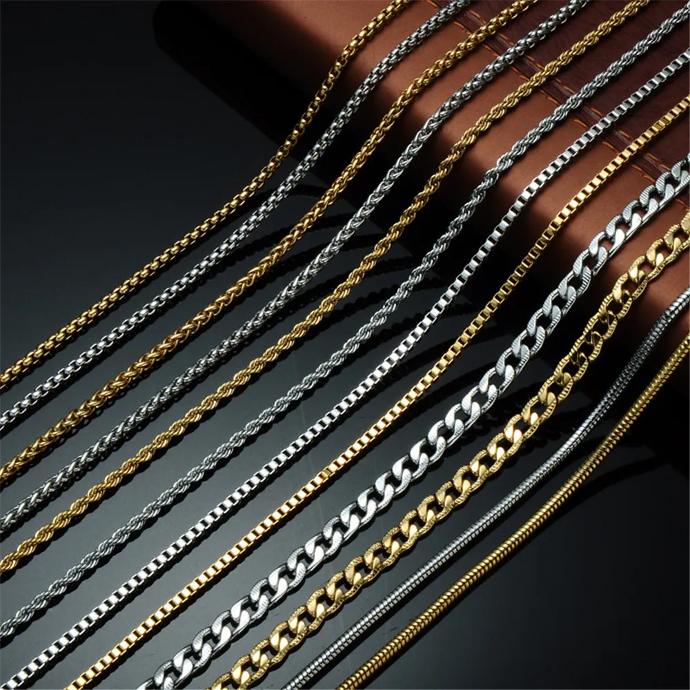 Stainless Steel Necklace For Women Men Cuban Link Chain Necklace Collier Cool Streetwear Punk Jewelry Gold Tone Solid Metal Coll
Stainless Steel Necklace For Women Men Cuban Link Chain Necklace Collier Cool Streetwear Punk Jewelry Gold Tone Solid Metal Coll