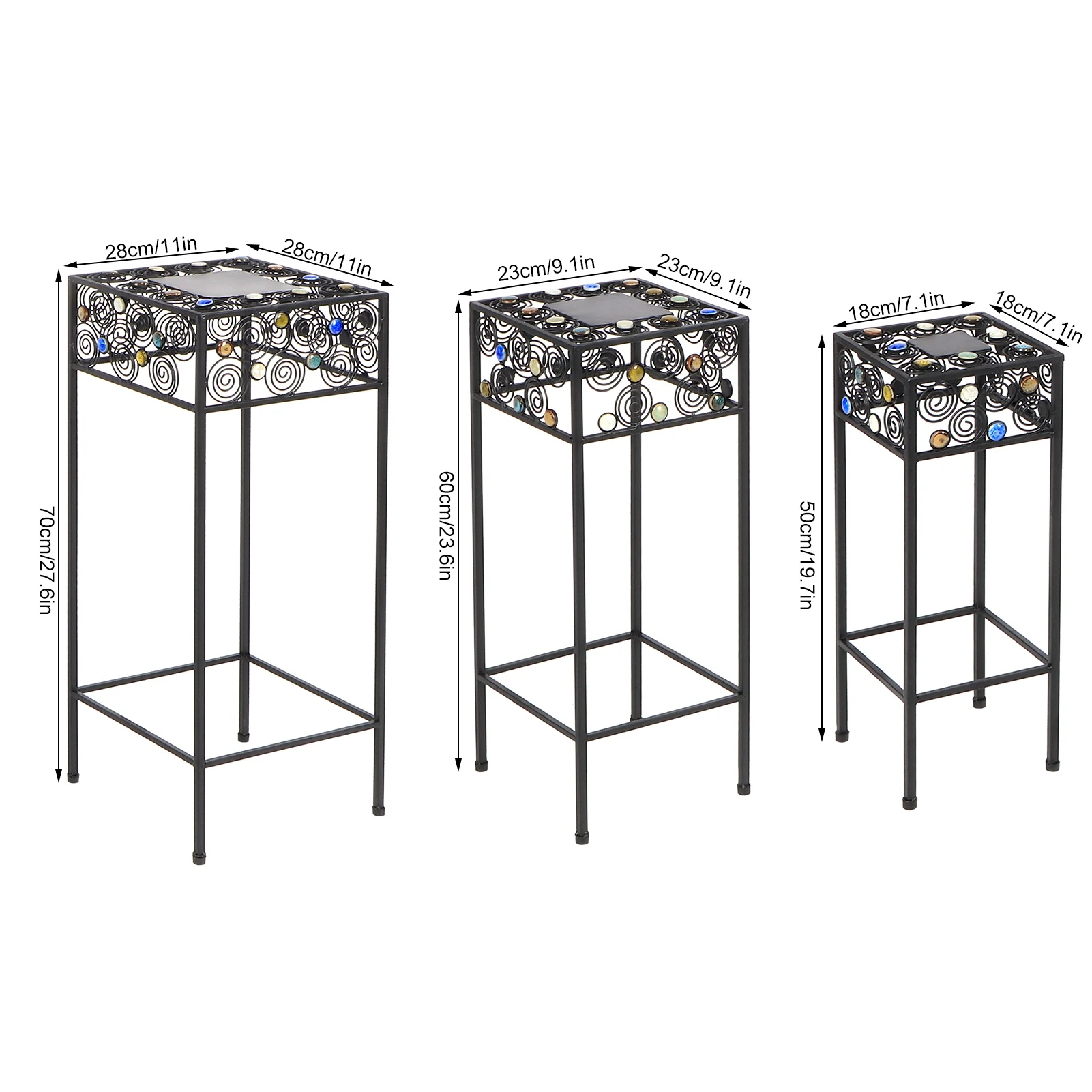 3PCS/Set Wrought Iron Flower Shelfs Pot Rack for Indoor Outdoor Balcony Living Room Plant Display Stand Garden Agriculture Tools
3PCS/Set Wrought Iron Flower Shelfs Pot Rack for Indoor Outdoor Balcony Living Room Plant Display Stand Garden Agriculture Tools