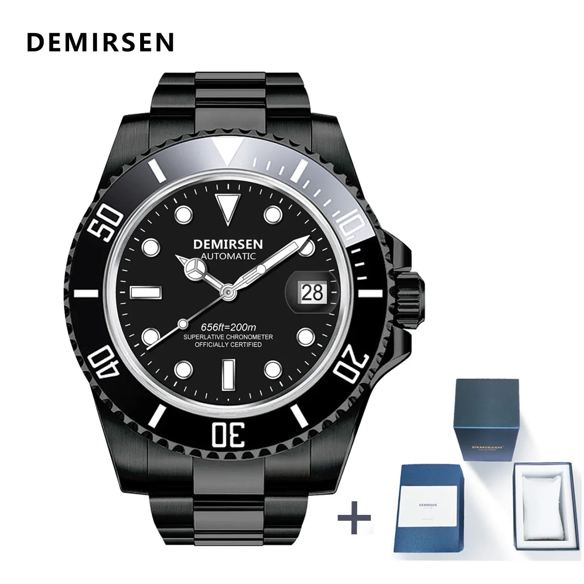 

Men Mechanical Watch Seagull ST 1612 Automatic Movement Date Luxury Brand Sapphire Diver Waterproof Male Luminous Wristwatches
