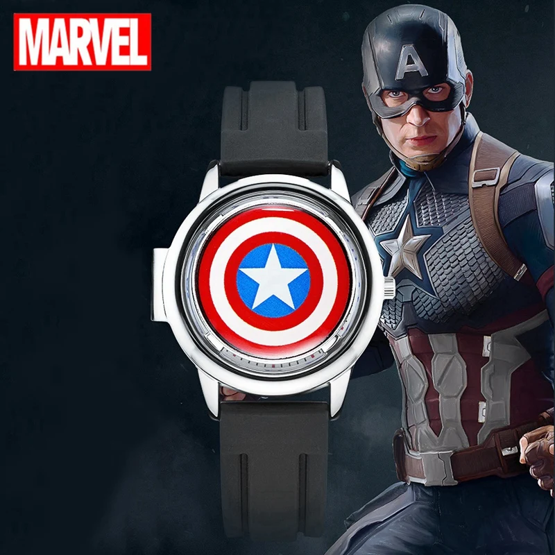 Marvel Disney The Avengers Captain America Spider Man Iron Cartoon Quartz Wristwatch Rotatable Dial Flip Case Renovate
Marvel Disney The Avengers Captain America Spider Man Iron Cartoon Quartz Wristwatch Rotatable Dial Flip Case Renovate