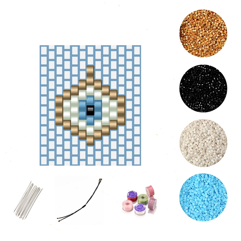 FAIRYWOO Miyuki Tiny Eye Charms DIY Bracelet Kit For Women Steampunk Turkey Evil Eye Bangles Bracelets Accessories kit Wholesale
FAIRYWOO Miyuki Tiny Eye Charms DIY Bracelet Kit For Women Steampunk Turkey Evil Eye Bangles Bracelets Accessories kit Wholesale