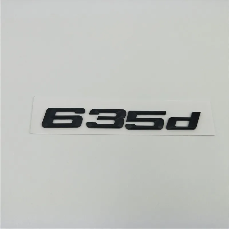 

For BMW 6 series E63 E64 F06 F12 F13 Black 620d 625d 628d 630d 635d 640d 645d 650d Rear Trunk Emblem Logo Nameplate Sticker