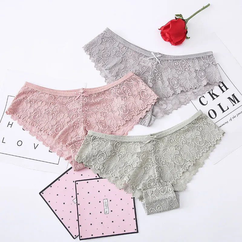 Sexy Women Lace Panties Breathable Soft Underwear Ladies Panties Briefs Plus Size Lingerie NK008
Sexy Women Lace Panties Breathable Soft Underwear Ladies Panties Briefs Plus Size Lingerie NK008