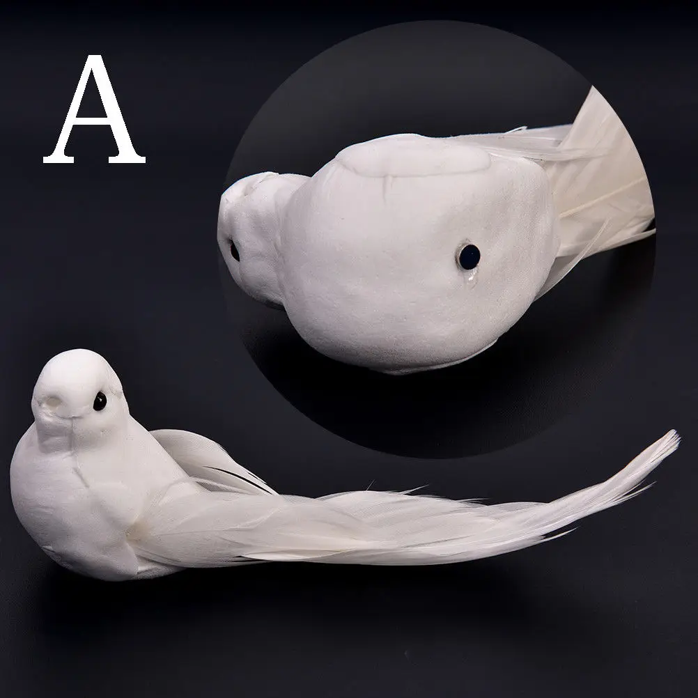 Artificial Foam Feather White Birds With Craft Birds Home Decor Wedding Decorations Adorable Decorative Doves approx. 12*5*5 CM
Artificial Foam Feather White Birds With Craft Birds Home Decor Wedding Decorations Adorable Decorative Doves approx. 12*5*5 CM