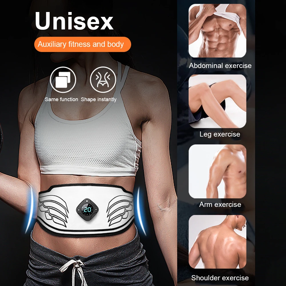 Abdominal Muscle Stimulator Trainer Electronic Abdominal Muscle Slimming Belt Fitness Equipment Training Gear Muscles Belt EMS
Abdominal Muscle Stimulator Trainer Electronic Abdominal Muscle Slimming Belt Fitness Equipment Training Gear Muscles Belt EMS