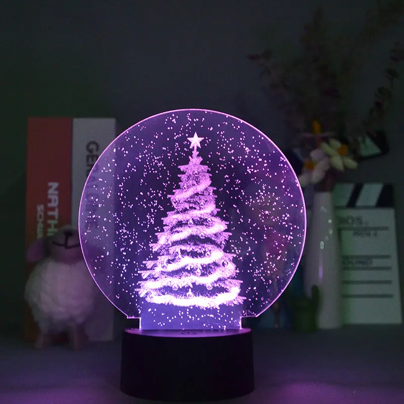 APP Control 16 Color Christmas Tree 3d Night Light Bedroom Decoration Bedside Lamp Children's Birthday Gifts USB Led Nightlight
APP Control 16 Color Christmas Tree 3d Night Light Bedroom Decoration Bedside Lamp Children's Birthday Gifts USB Led Nightlight
