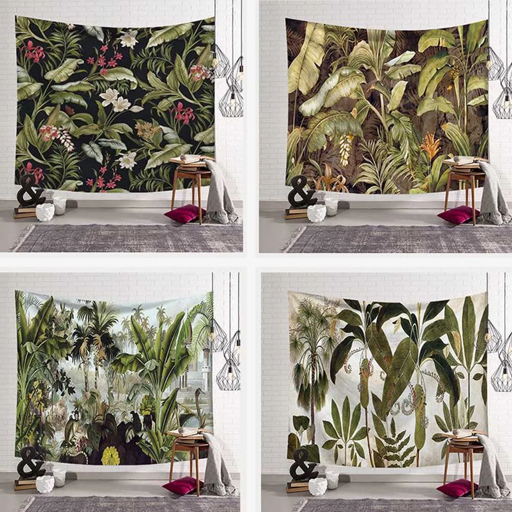 Green Plant Flower Tapestry Wall Hanging Aesthetic Beach Yoga Mat Corridor Bedroom Living Room Blanket Mural Home Decoration
Green Plant Flower Tapestry Wall Hanging Aesthetic Beach Yoga Mat Corridor Bedroom Living Room Blanket Mural Home Decoration