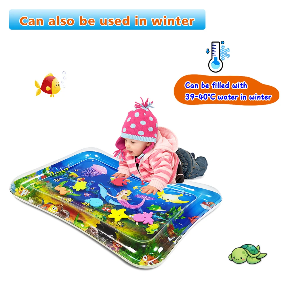 Inflatable Water Mat Baby Cushion Ice Patted Pad Playmat Early Education Infant Safety Summer Play Toys Fun Activity Play Center
Inflatable Water Mat Baby Cushion Ice Patted Pad Playmat Early Education Infant Safety Summer Play Toys Fun Activity Play Center