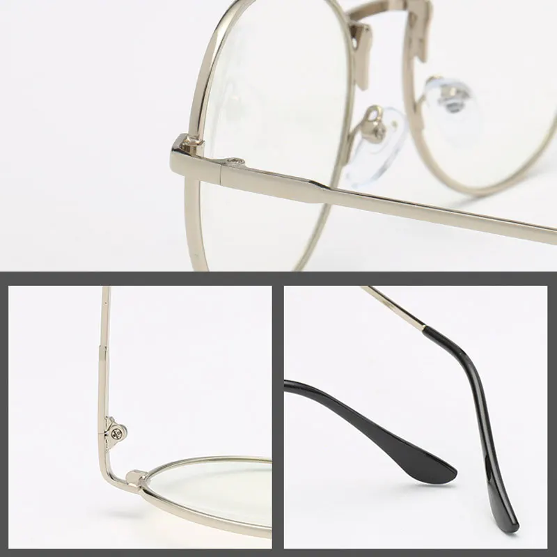 Retro Blue Light Blocking Glasses Round Spectacles Metal Frame Glasses Computer Radiation Protection Eyewear
Retro Blue Light Blocking Glasses Round Spectacles Metal Frame Glasses Computer Radiation Protection Eyewear