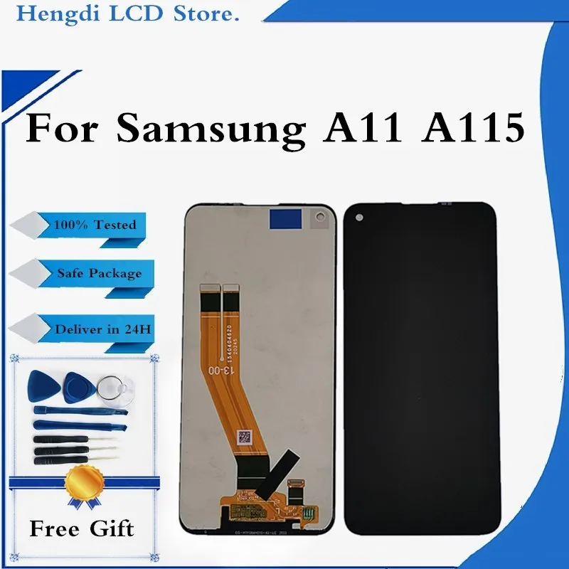 ЖК дисплей для Samsung A11 A115F с сенсорным экраном и дигитайзером в сборе A115